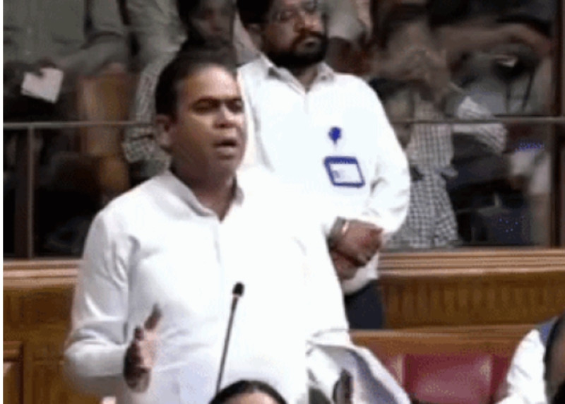 बिजली कटौती के मुद्दे पर कालांवाली MLA ने उठाए सवाल:विधानसभा में बोले-लोग धरने पर बैठे, 24 घंटे बिजली का किया था वादा